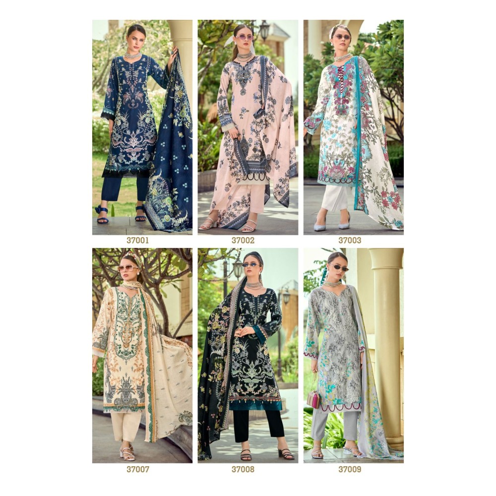 GULMOHAR VOL 37 ISHAAL (Cotton Dupatta)
