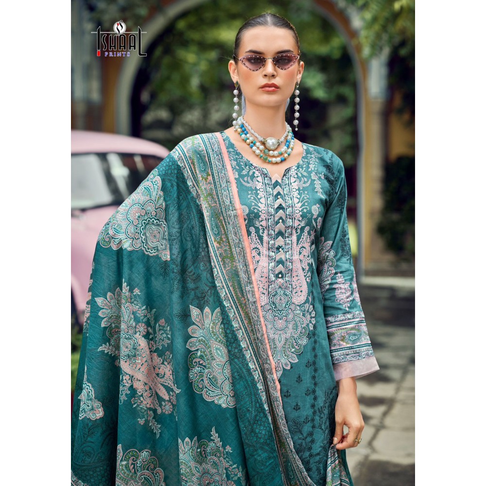 GULMOHAR VOL 38 ISHAAL (Cotton Dupatta)
