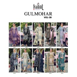 GULMOHAR VOL 38 ISHAAL (Cotton Dupatta)