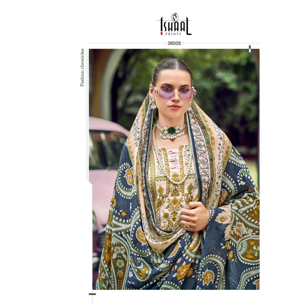 GULMOHAR VOL 38 ISHAAL (Cotton Dupatta)