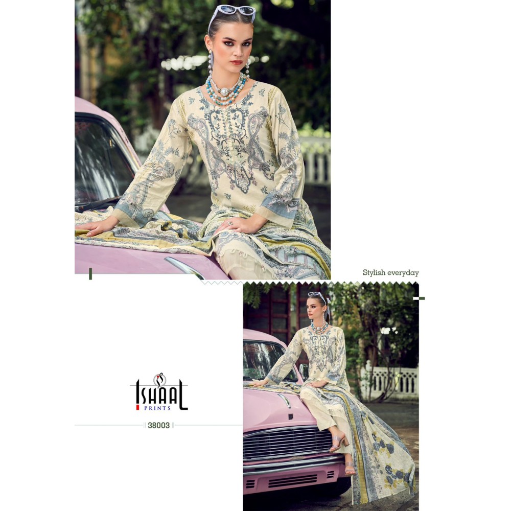 GULMOHAR VOL 38 ISHAAL (Cotton Dupatta)