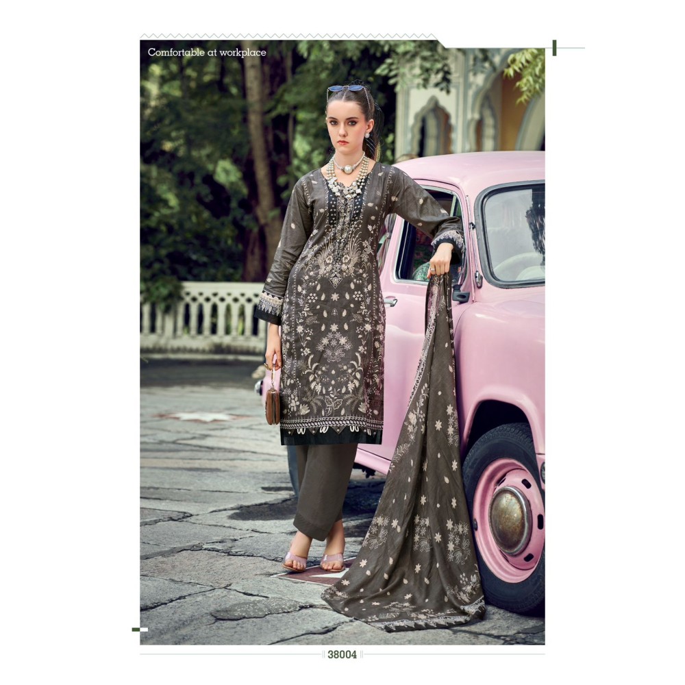 GULMOHAR VOL 38 ISHAAL (Cotton Dupatta)