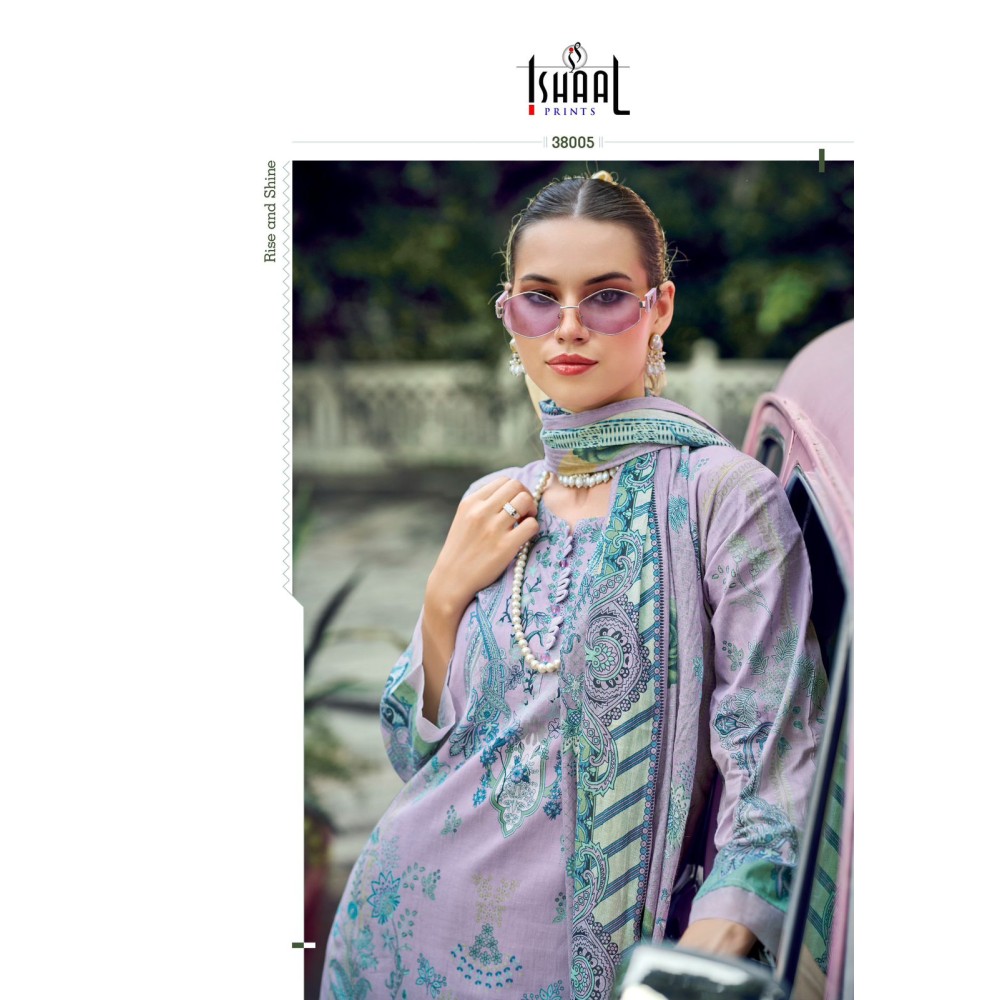 GULMOHAR VOL 38 ISHAAL (Cotton Dupatta)