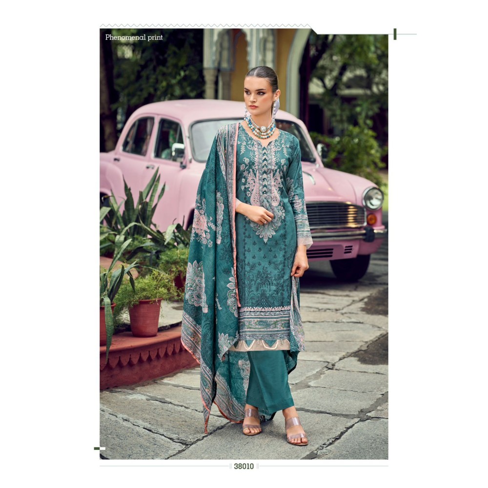 GULMOHAR VOL 38 ISHAAL (Cotton Dupatta)