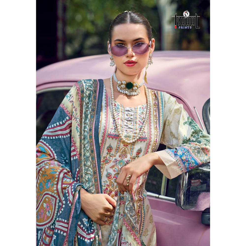 GULMOHAR VOL 38 ISHAAL (Cotton Dupatta)
