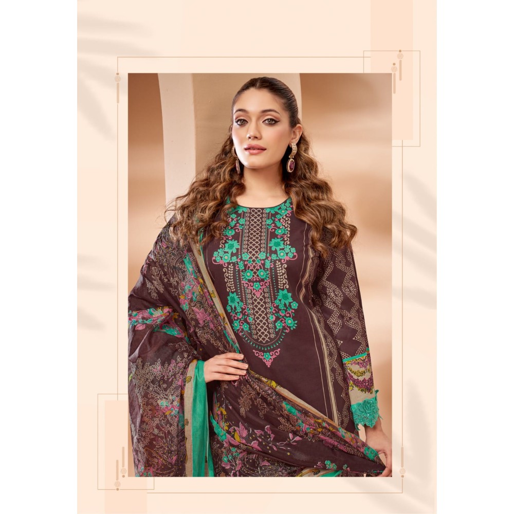 GULNAAZ VOL 1 MAYUR (Cotton Dupatta)