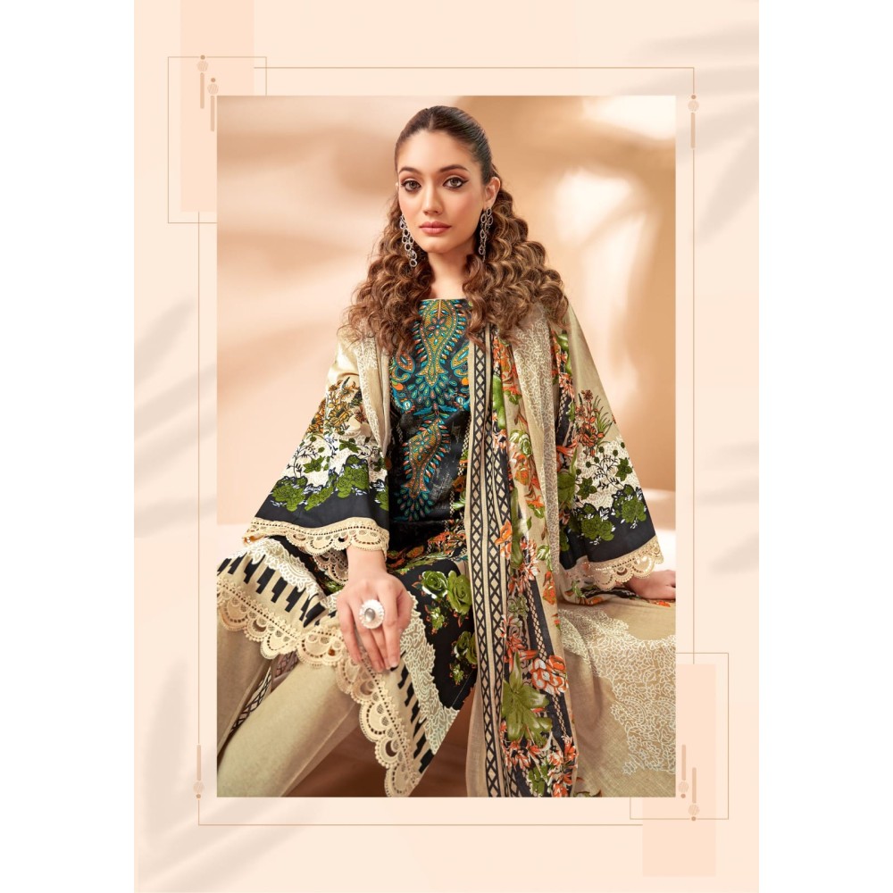 GULNAAZ VOL 1 MAYUR (Cotton Dupatta)