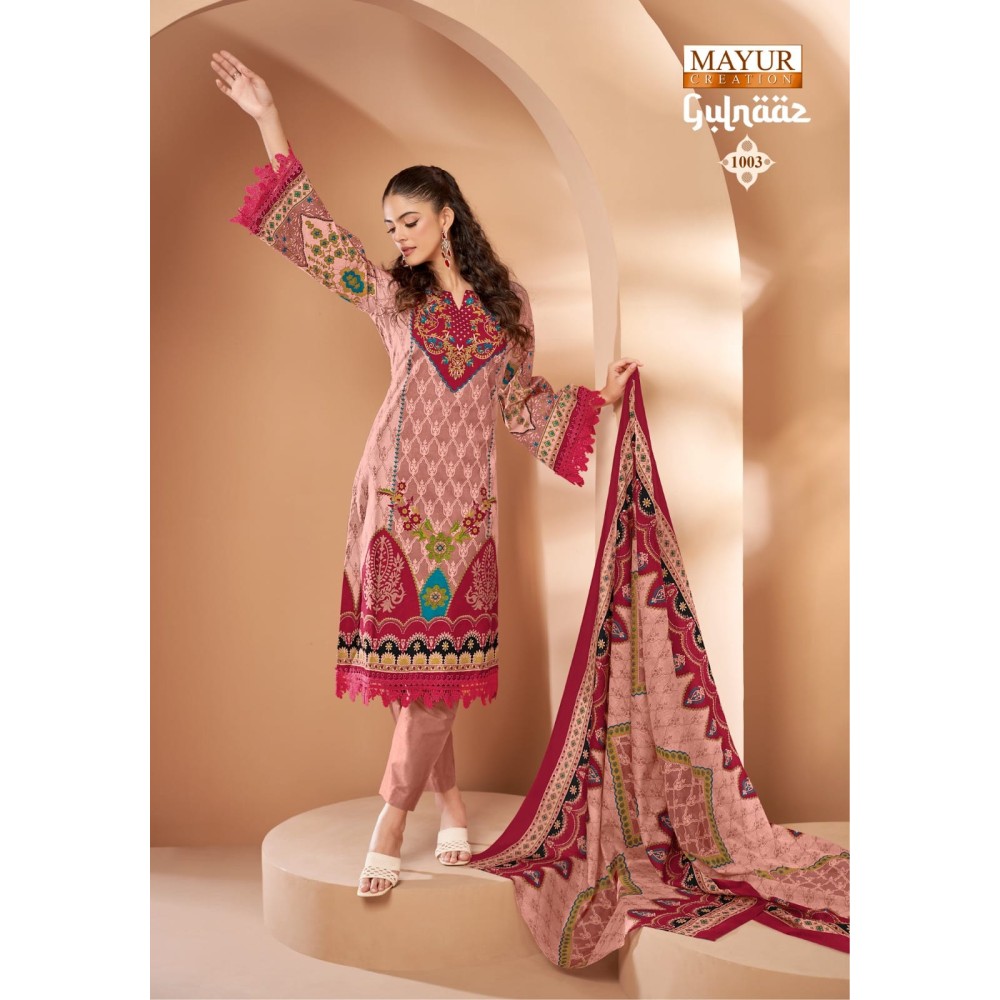GULNAAZ VOL 1 MAYUR (Cotton Dupatta)