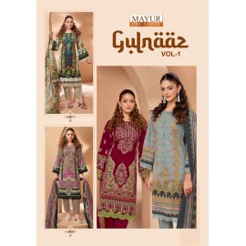 GULNAAZ VOL 1 MAYUR (Cotton Dupatta)