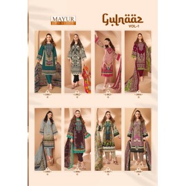 GULNAAZ VOL 1 MAYUR (Cotton Dupatta)