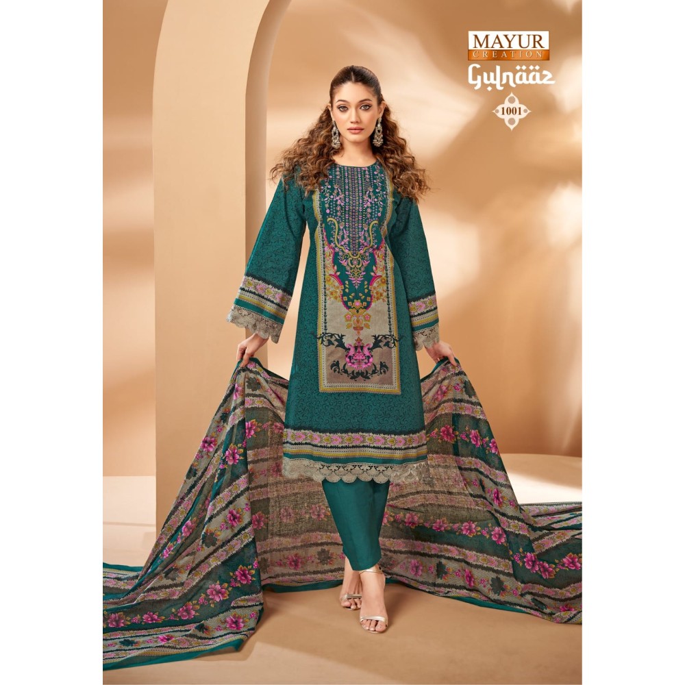 GULNAAZ VOL 1 MAYUR (Cotton Dupatta)
