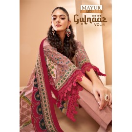 GULNAAZ VOL 1 MAYUR (Cotton Dupatta)