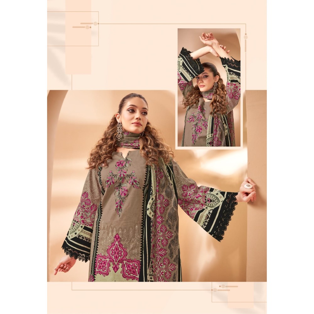 GULNAAZ VOL 1 MAYUR (Cotton Dupatta)