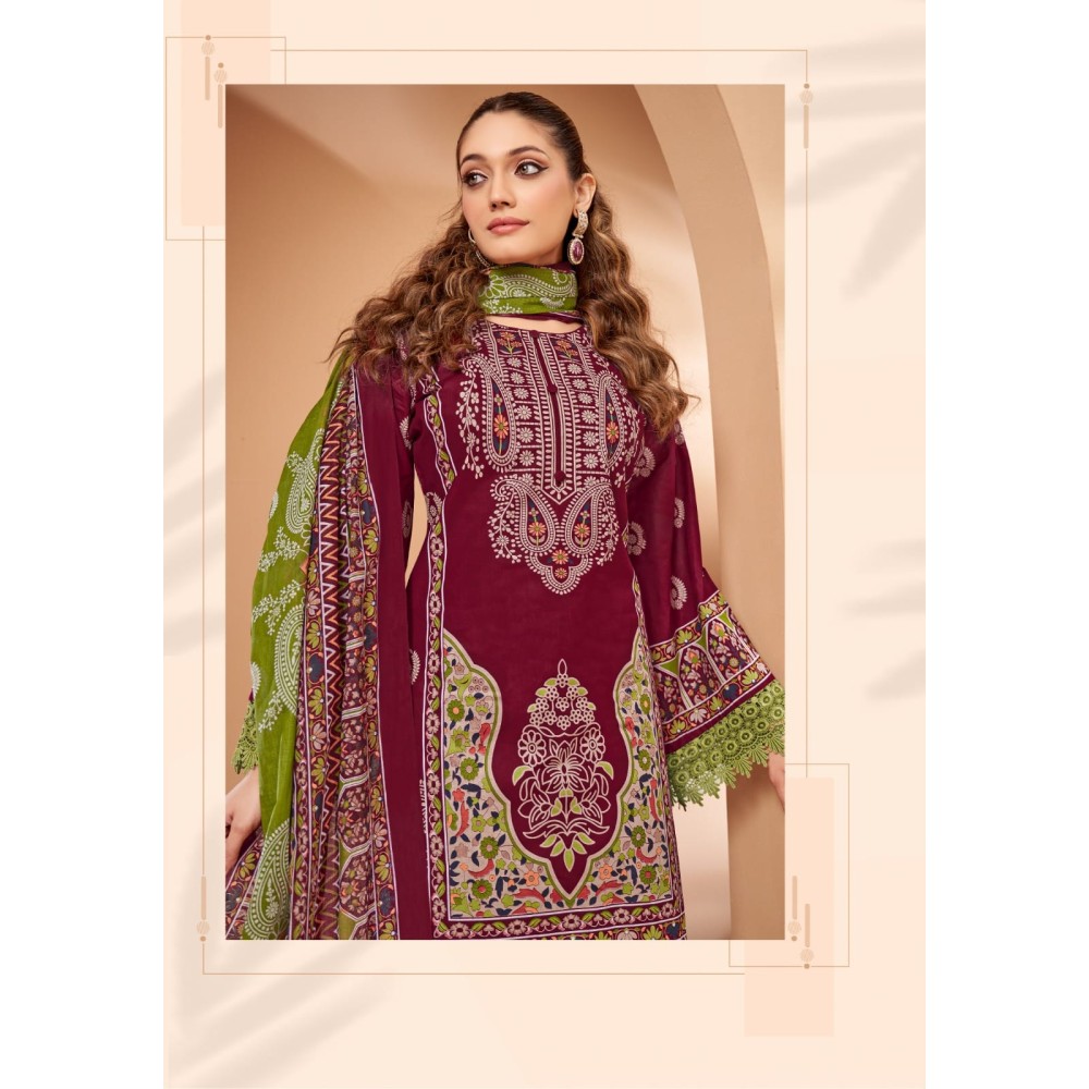 GULNAAZ VOL 1 MAYUR (Cotton Dupatta)