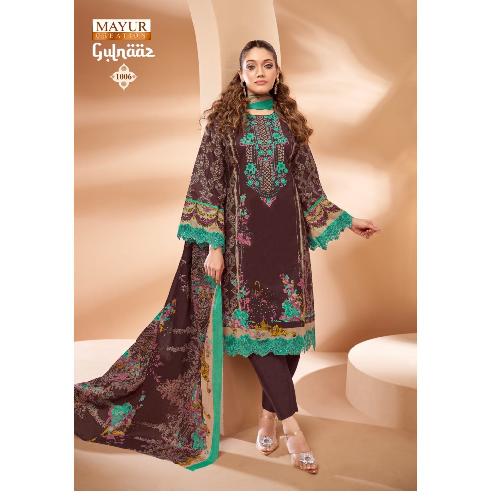 GULNAAZ VOL 1 MAYUR (Cotton Dupatta)