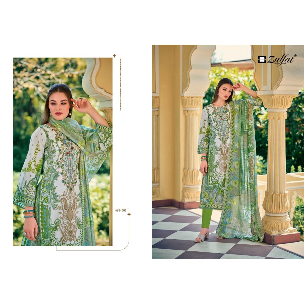 GULNAAZ VOL 4 ZULFAT  (Cotton Dupatta)