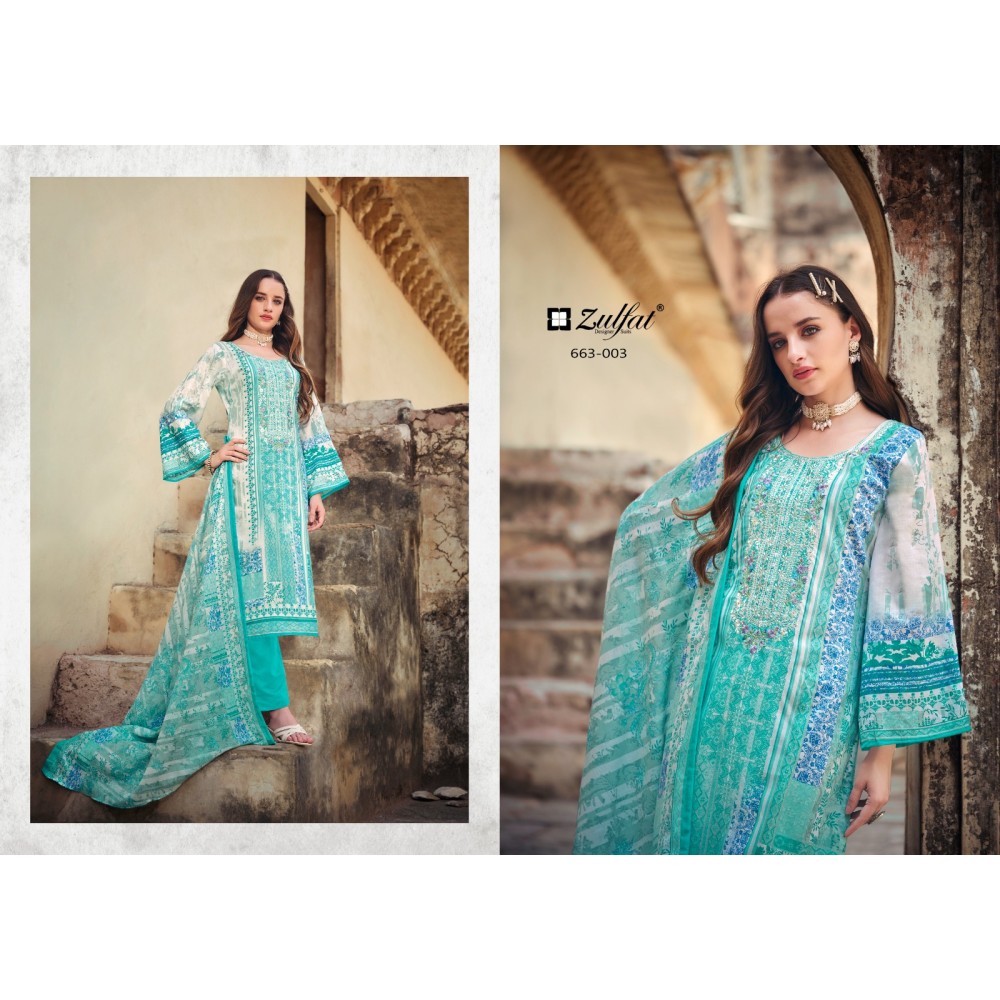 GULNAAZ VOL 5 ZULFAT  (Cotton Dupatta)