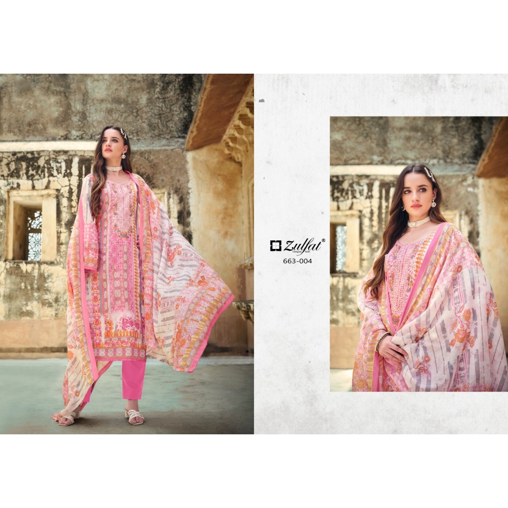 GULNAAZ VOL 5 ZULFAT  (Cotton Dupatta)