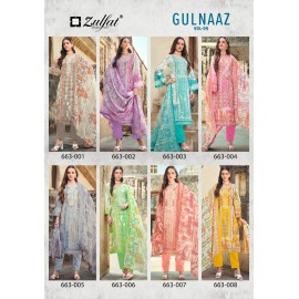 GULNAAZ VOL 5 ZULFAT  (Cotton Dupatta)