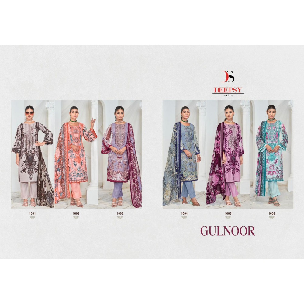 GULNOOR BY DEEPSY SUITS (Chiffon Dupatta)