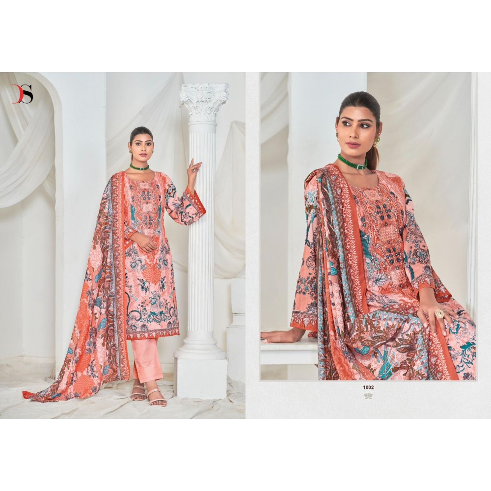 GULNOOR BY DEEPSY SUITS (Cotton Dupatta)