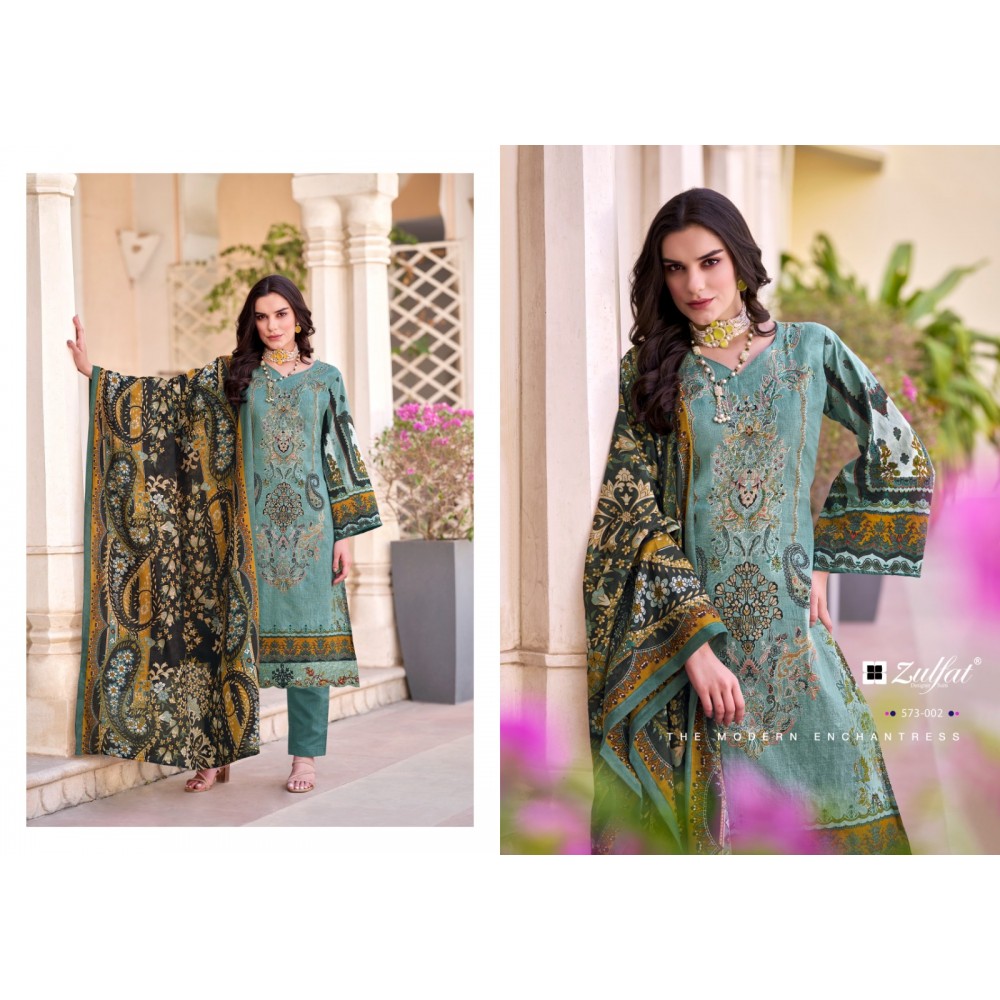 GULREZ VOL 3 ZULFAT (Cotton Dupatta)