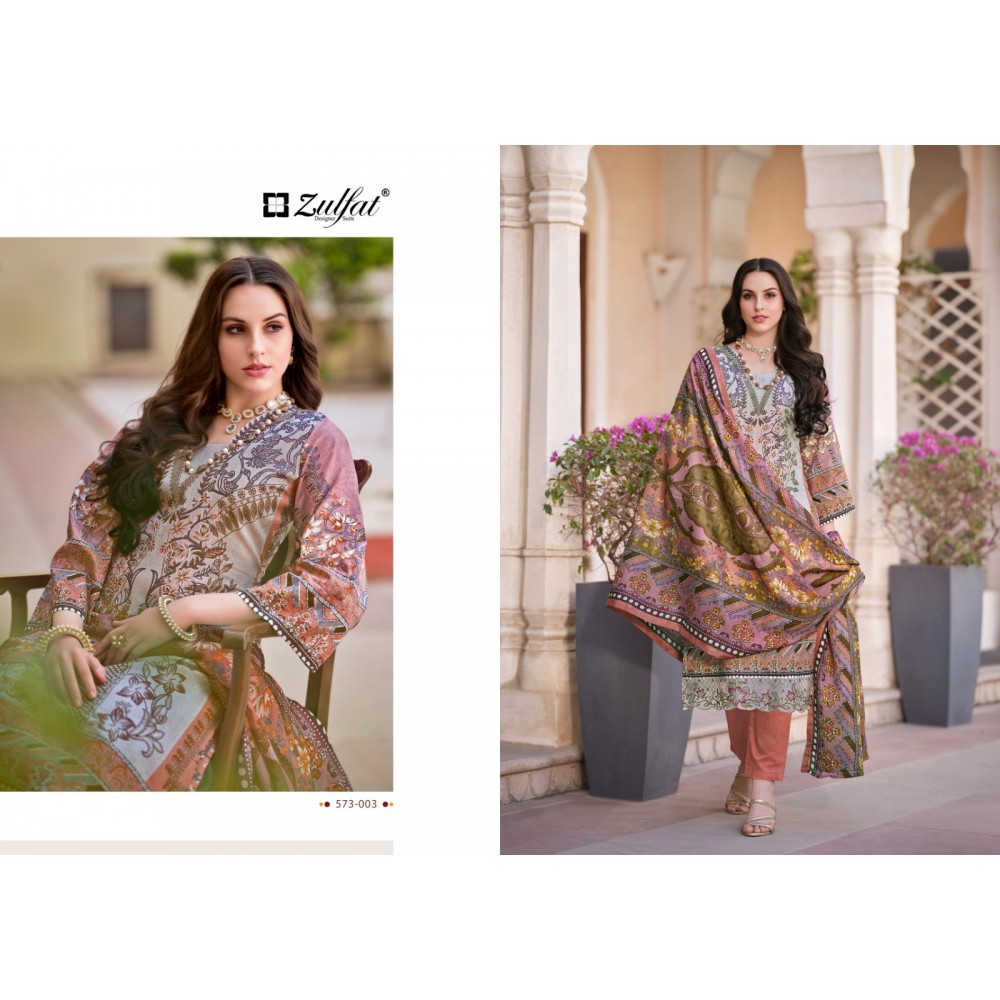 GULREZ VOL 3 ZULFAT (Cotton Dupatta)