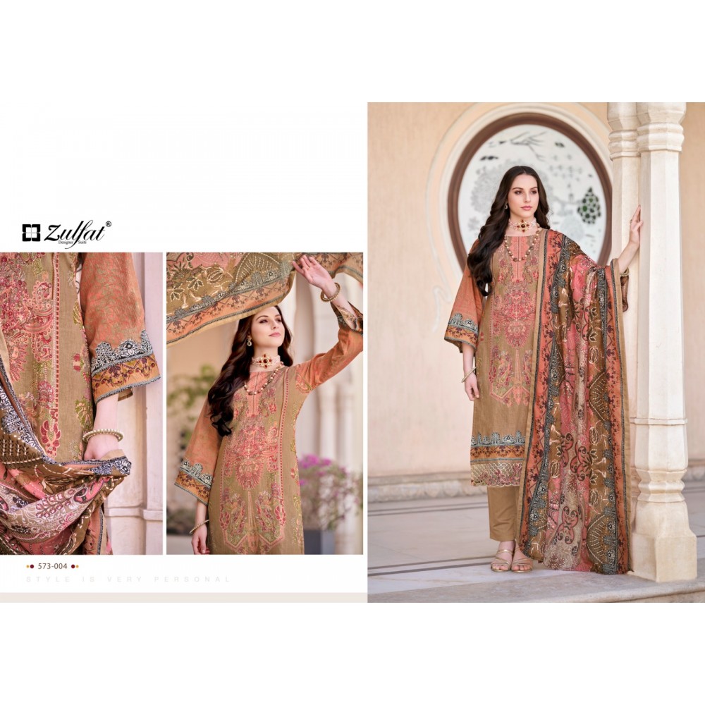 GULREZ VOL 3 ZULFAT (Cotton Dupatta)