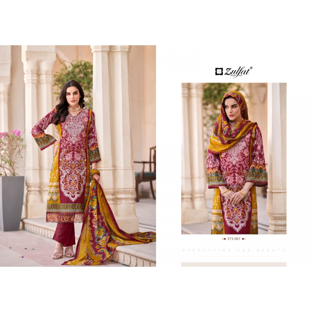 GULREZ VOL 3 ZULFAT (Cotton Dupatta)