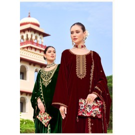 GURDAANI VELVET ALOK SUITS (Winter Collection)