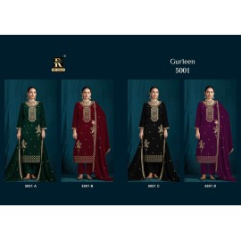 GURLEEN VELVET RK GOLD (Winter Collection)