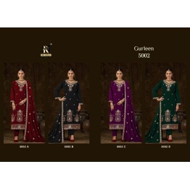 GURLEEN VELVET RK GOLD (Winter Collection)