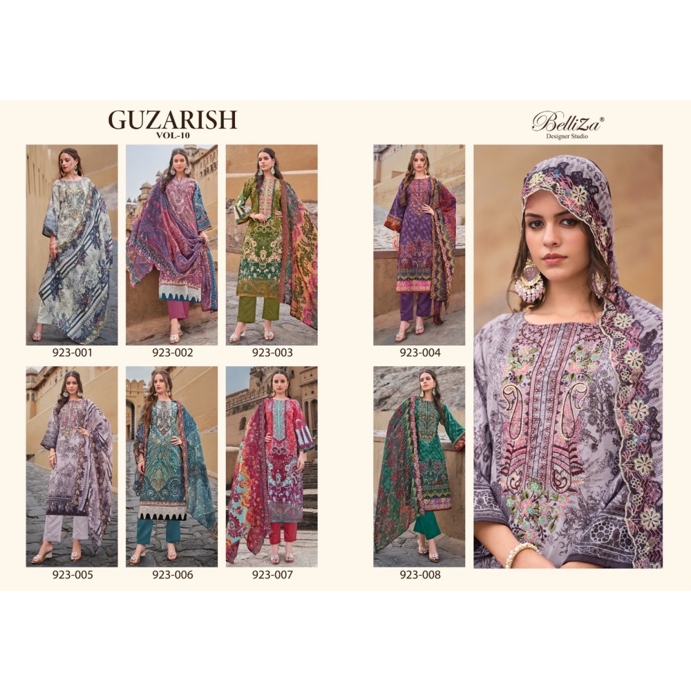 GUZARISH VOL 10 BELLIZA (Cotton Dupatta)