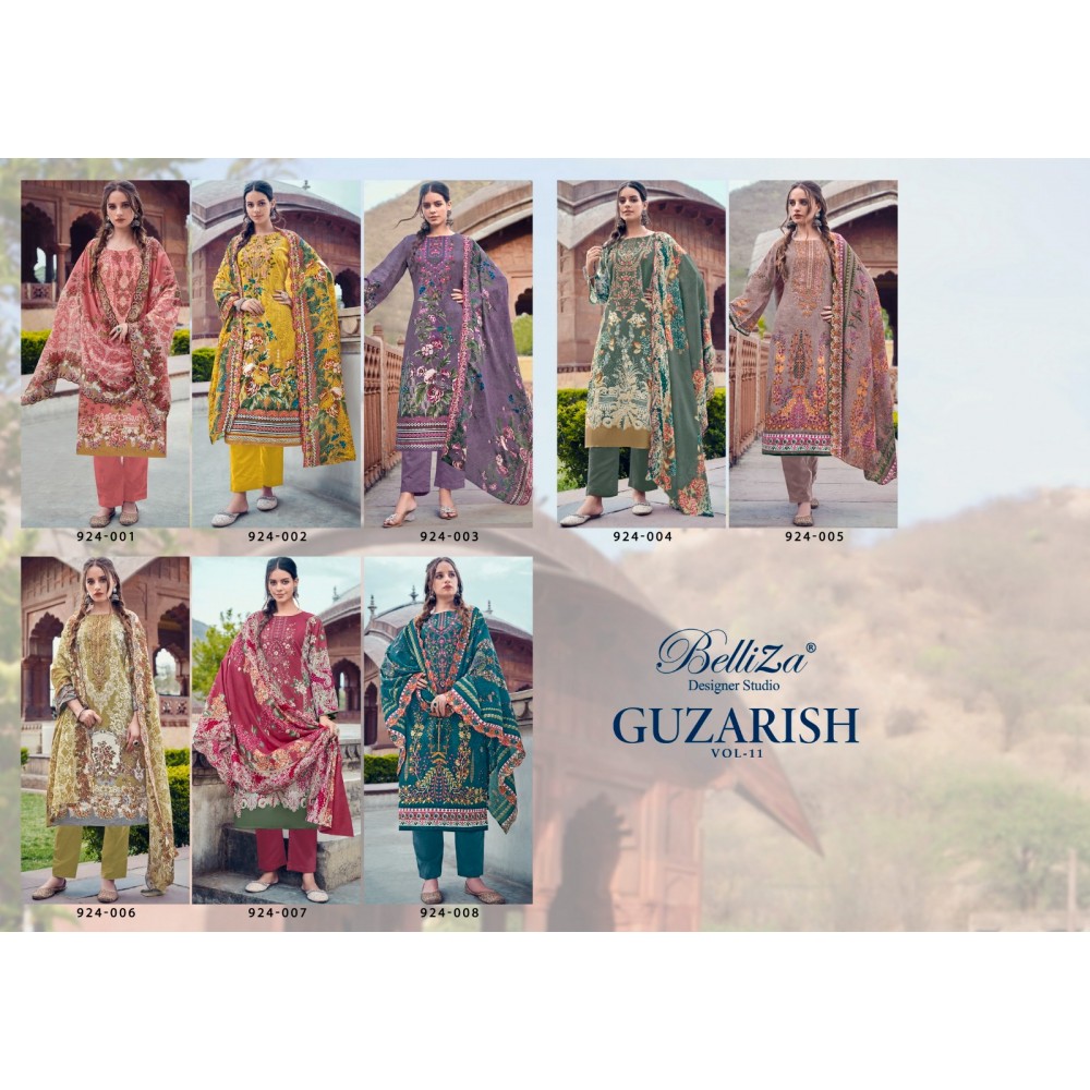 GUZARISH VOL 11 BELLIZA (Cotton Dupatta)