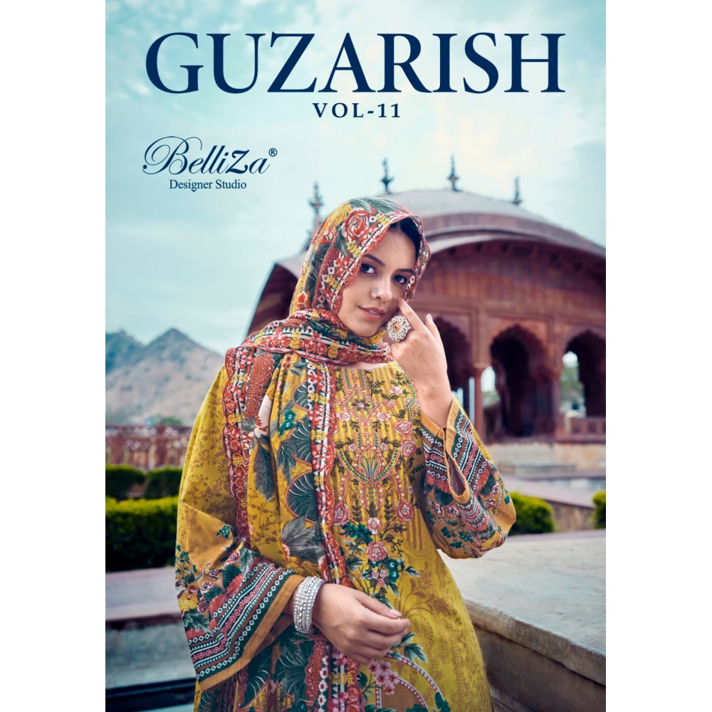 GUZARISH VOL 11 R BELLIZA (Cotton Dupatta)