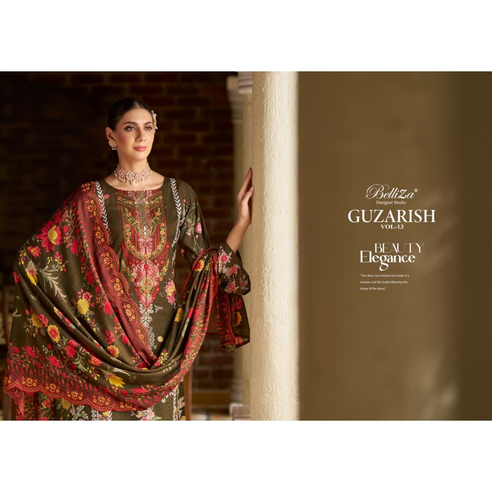 GUZARISH VOL 13 BELLIZA (Cotton Dupatta)