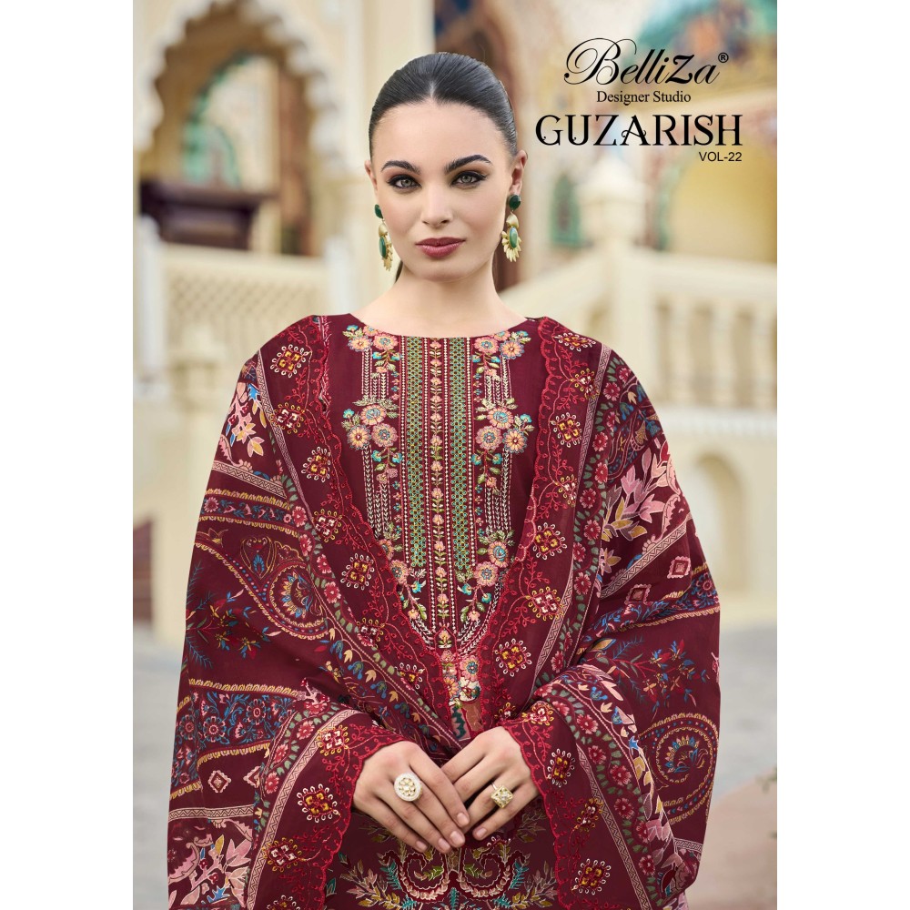 GUZARISH VOL 22 BELLIZA (Cotton Dupatta)