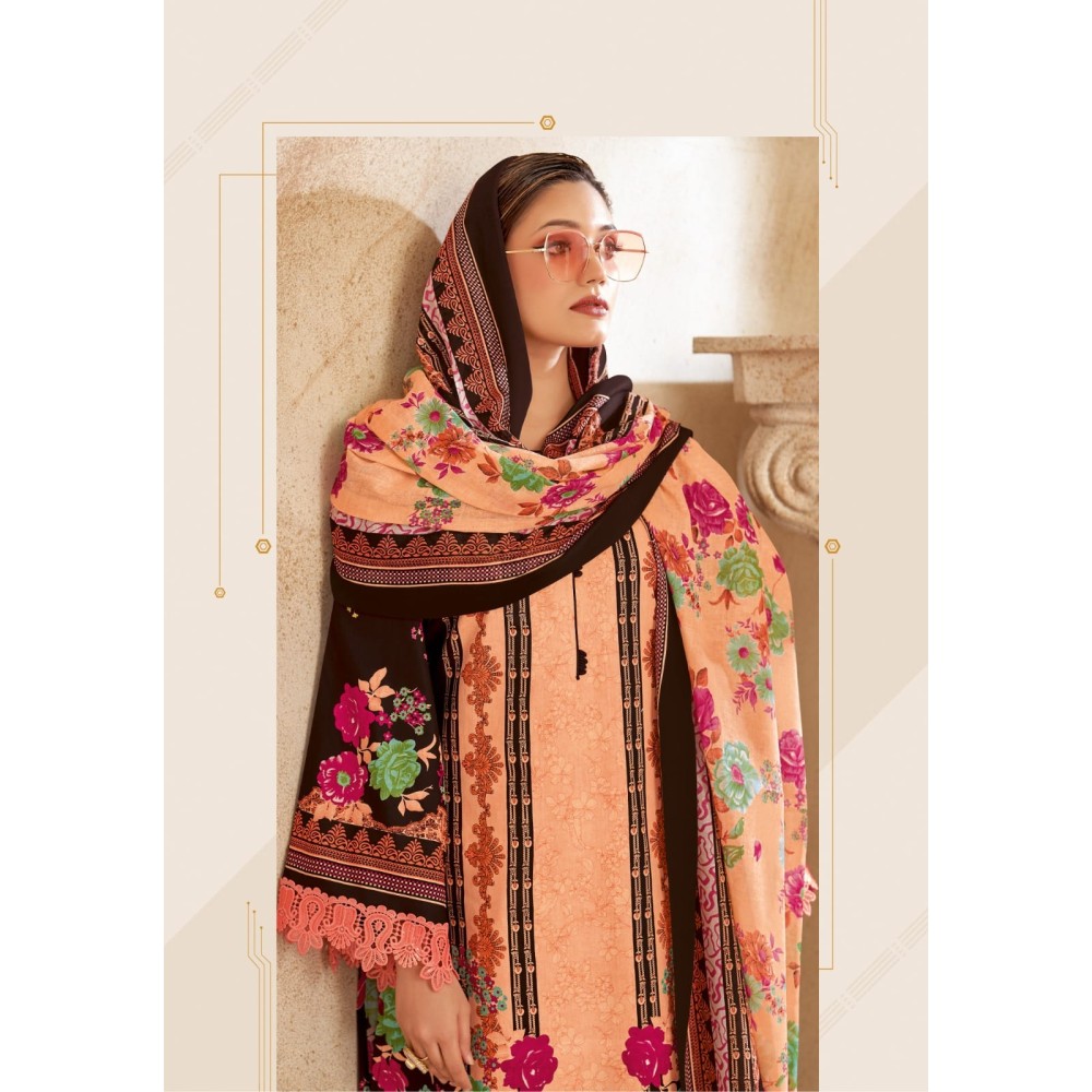 GUZARISH VOL 3 MAYUR (Cotton Dupatta)