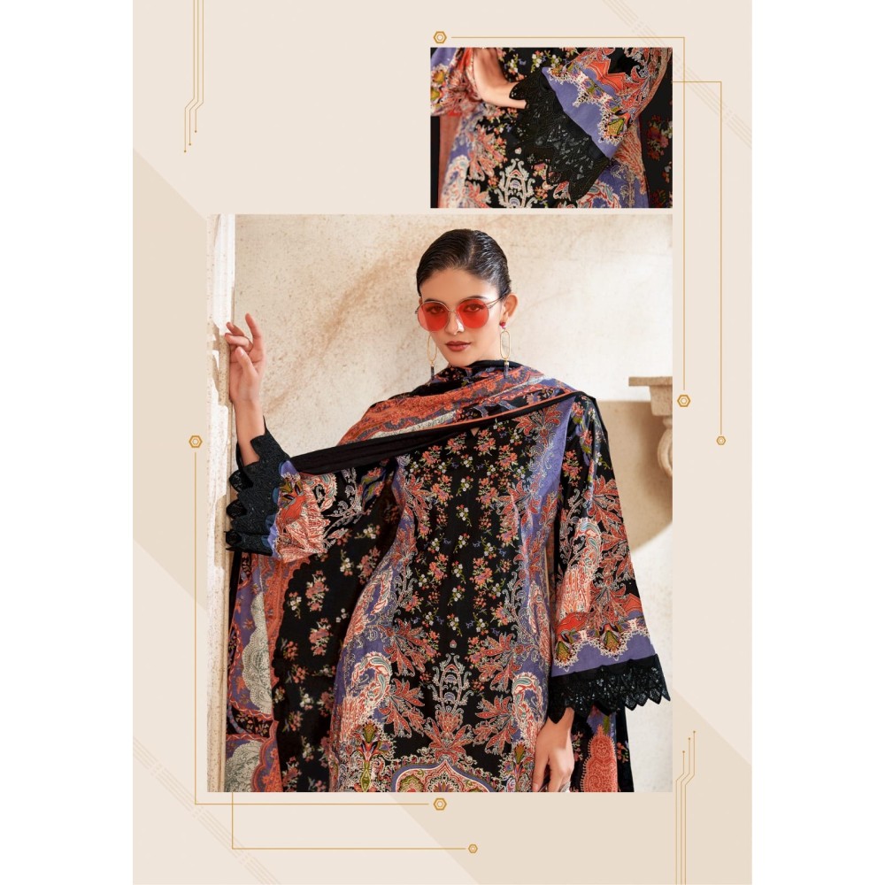 GUZARISH VOL 3 MAYUR (Cotton Dupatta)