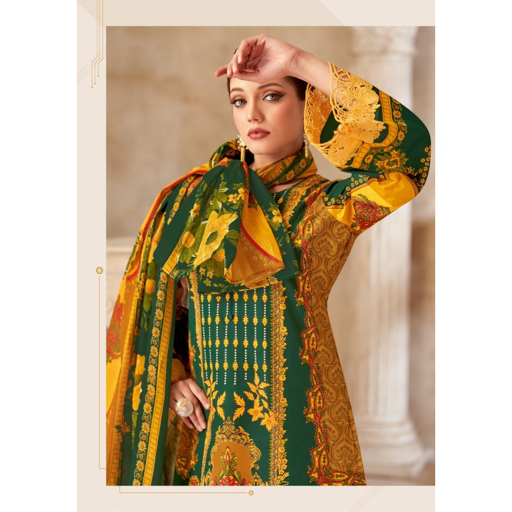 GUZARISH VOL 3 MAYUR (Cotton Dupatta)