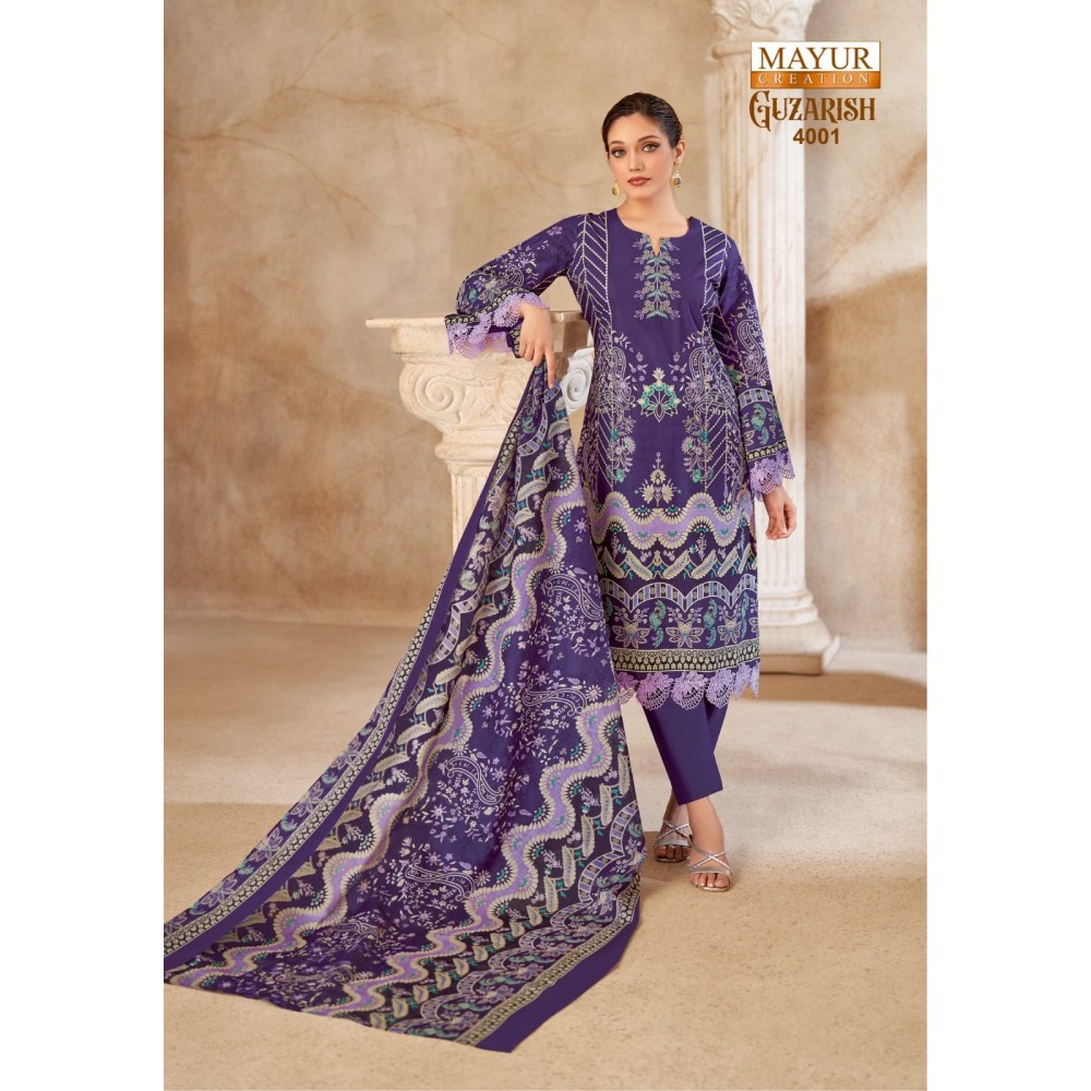 GUZARISH VOL 3 MAYUR (Cotton Dupatta)