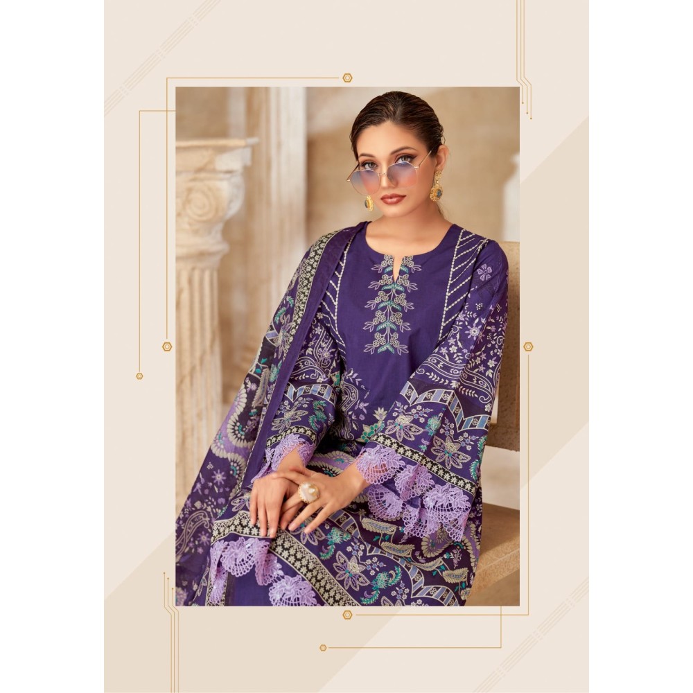 GUZARISH VOL 3 MAYUR (Cotton Dupatta)