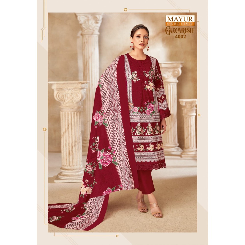 GUZARISH VOL 3 MAYUR (Cotton Dupatta)