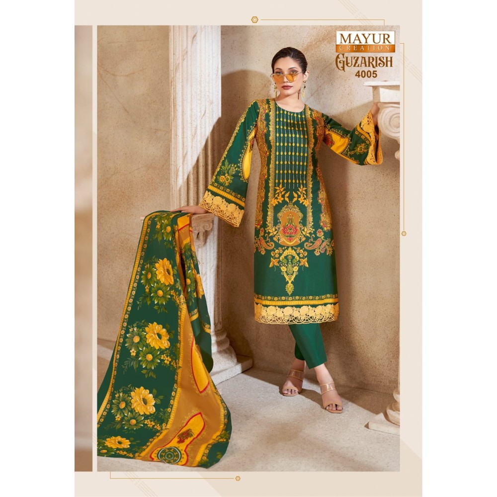 GUZARISH VOL 3 MAYUR (Cotton Dupatta)