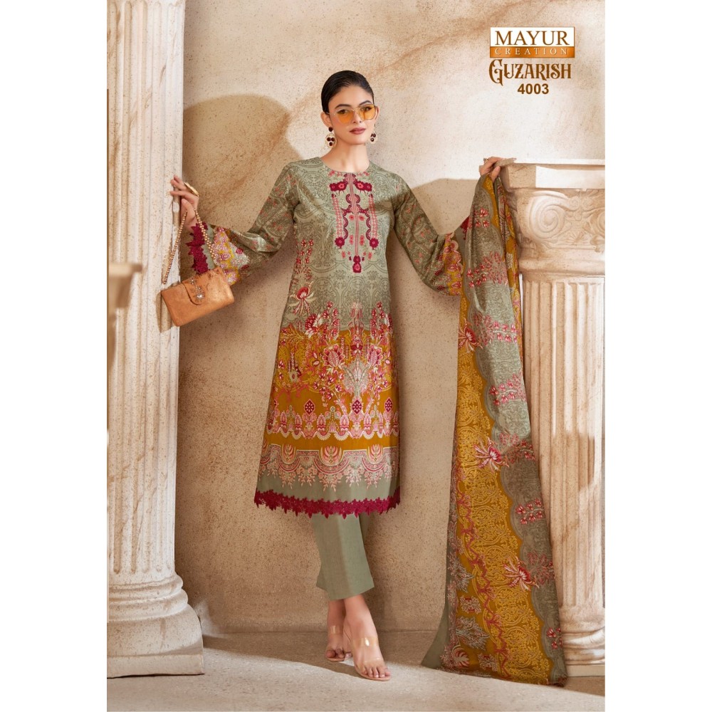 GUZARISH VOL 3 MAYUR (Cotton Dupatta)