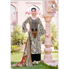 HABIBA 4 ALOK SUITS (Cotton Dupatta)