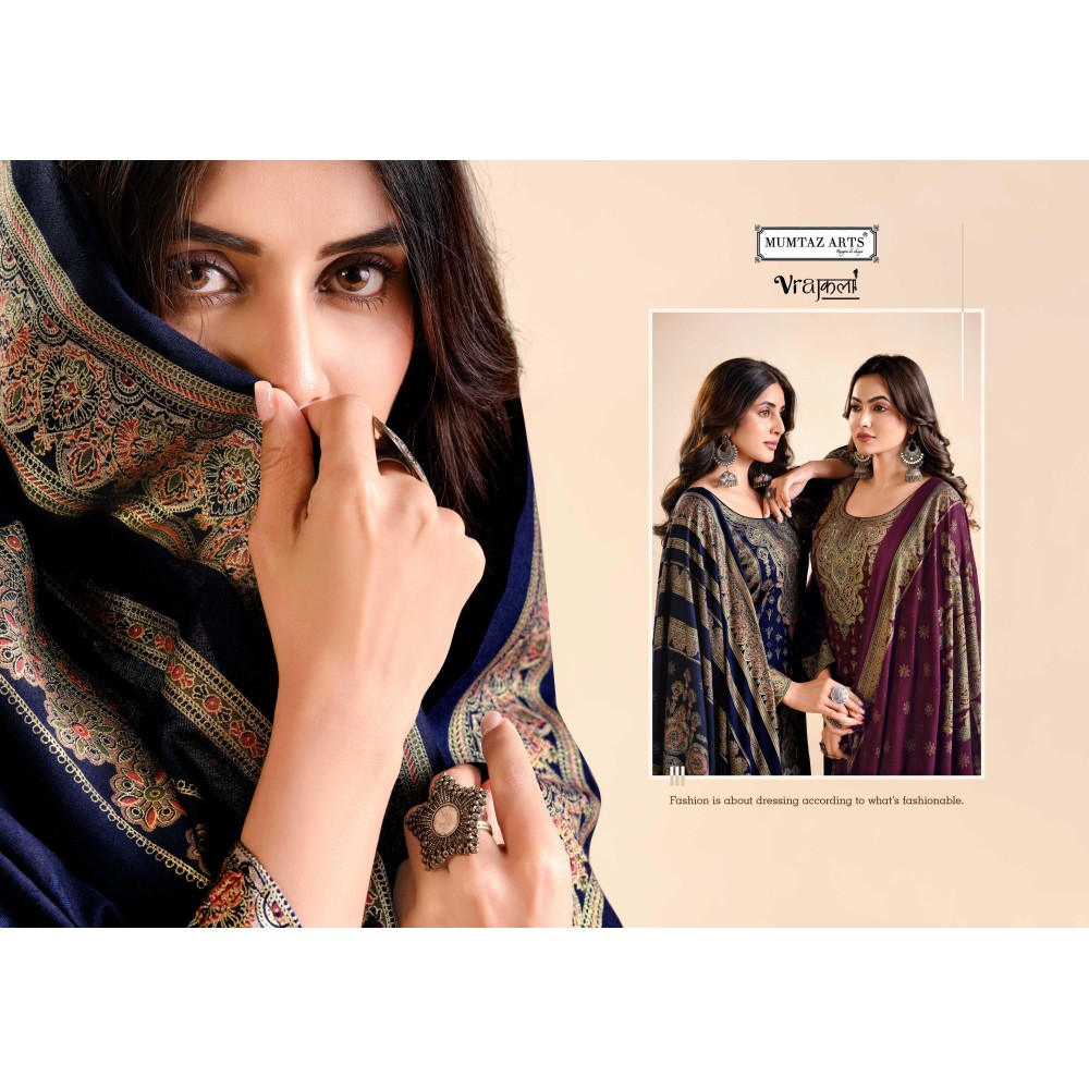 HAMSAFAR BRASSO DUP MUMTAZ ARTS (winter Collection)