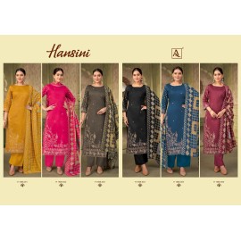 HANSINI ALOK SUITS  (Cotton Dupatta)
