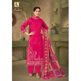 HANSINI ALOK SUITS  (Cotton Dupatta)