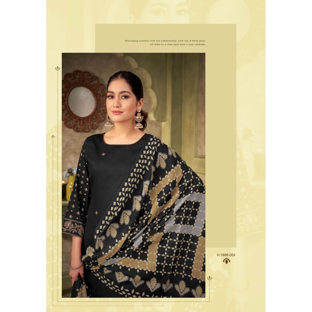 HANSINI ALOK SUITS  (Cotton Dupatta)